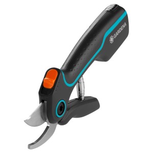 Gardena Assistcut Gartenschere, akkubetrieben, für präzise Schnitte im Garten.