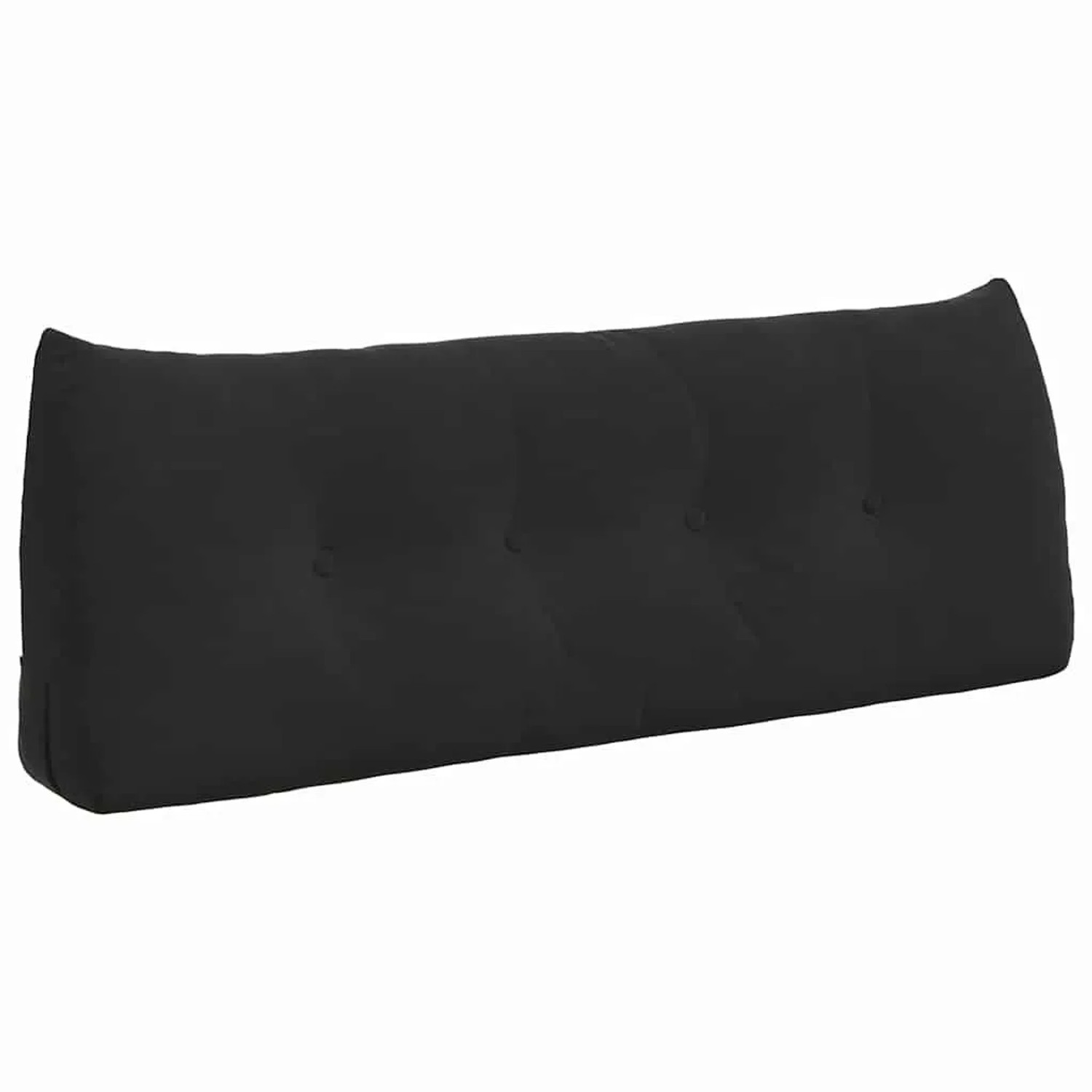 vidaXL Rückenkissen Schwarz 120 x 24 x 50 cm Samt 42014493
