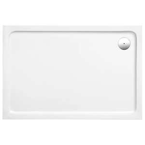 Ottofond Duschwannen-Set Aruba Rechteck 90 cm x 75 cm Weiß