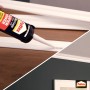 Pattex Montagekleber Super Power Kartusche beim Anbringen von Zierleisten.