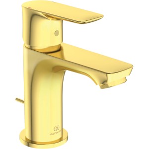 Ideal Standard Connect Air Waschtischarmatur Piccolo in gebürstetem Gold.