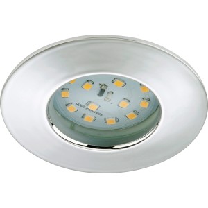 Briloner LED-Einbauleuchte Attach, 1er-Set, Chrom, für den Innenbereich.