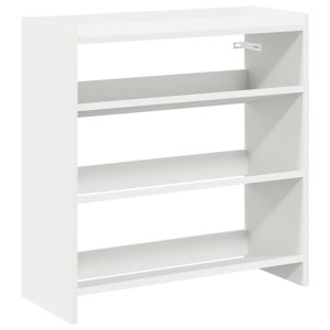 vidaXL Schuhregal Weiß 60x25x62 cm Holzwerkstoff 859887