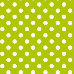 d-c-fix Tischdecke Venita Limone, runde Tischdecke mit weißen Punkten auf Limonengrün.