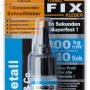 Boldt TurboFix Metall Schnellkleber, 10g Flasche für schnelle Metallreparaturen.