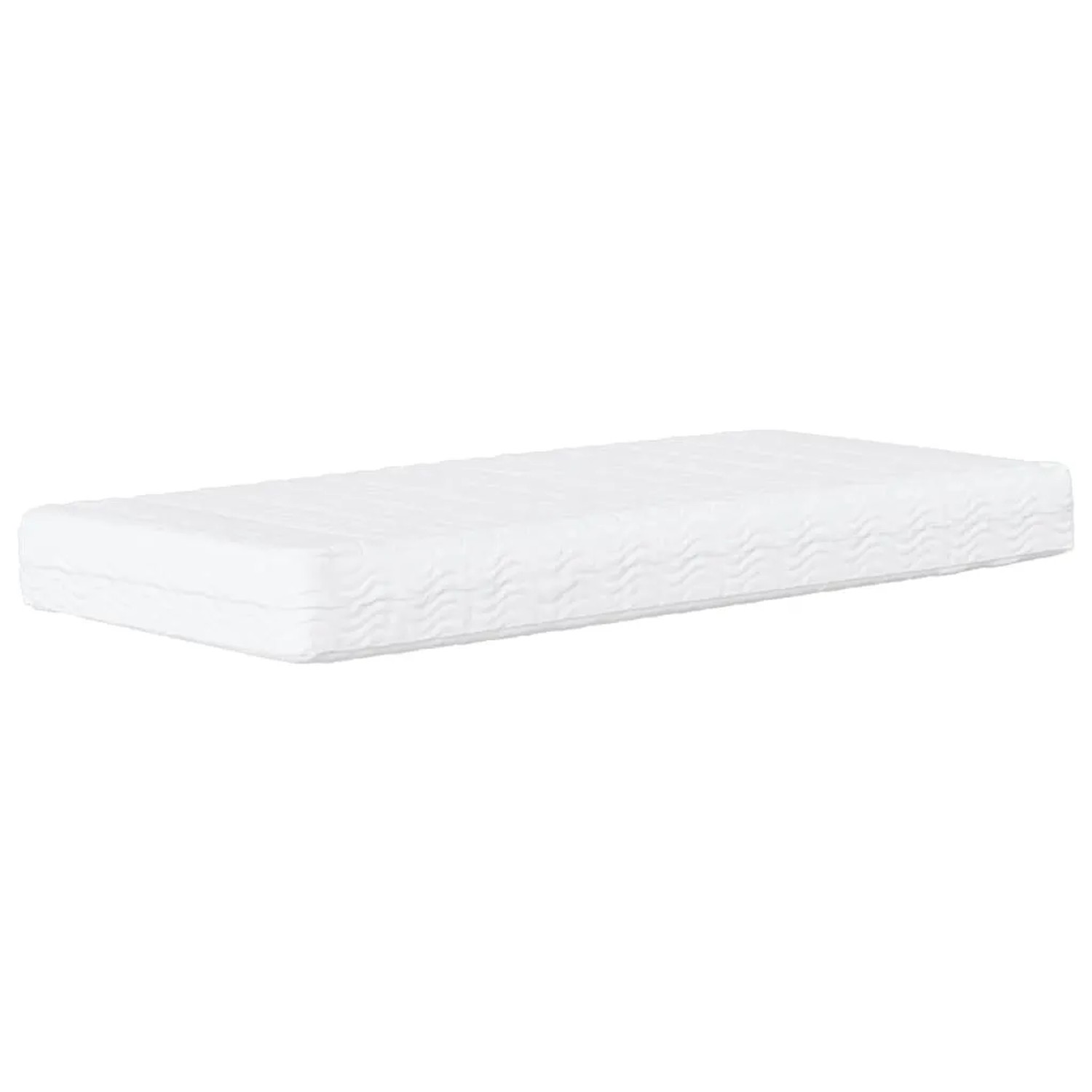 Weiße Matratze 100x200 cm für Tagesbett, geeignet für Betten und Schlafzimmer.