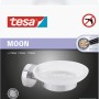 Tesa Moon Seifenschale in Edelstahloptik zur Wandmontage ohne Bohren.