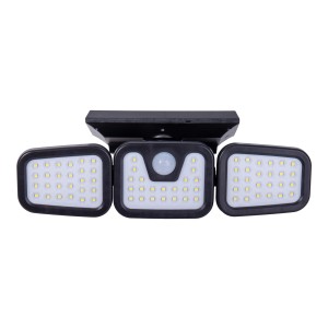 Schwarze Näve LED Solar-Wandleuchte Pacita für den Außenbereich, 11x23,8x13,5cm.