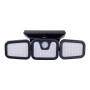 Schwarze Näve LED Solar-Wandleuchte Pacita für den Außenbereich, 11x23,8x13,5cm.