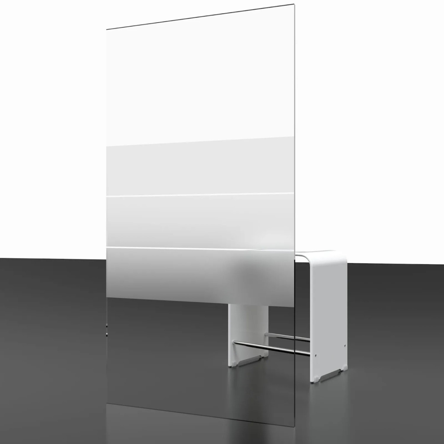 Schulte Eckdusche Sunny, 180x90, Schwarz, Glasdekor mit Querstreifen