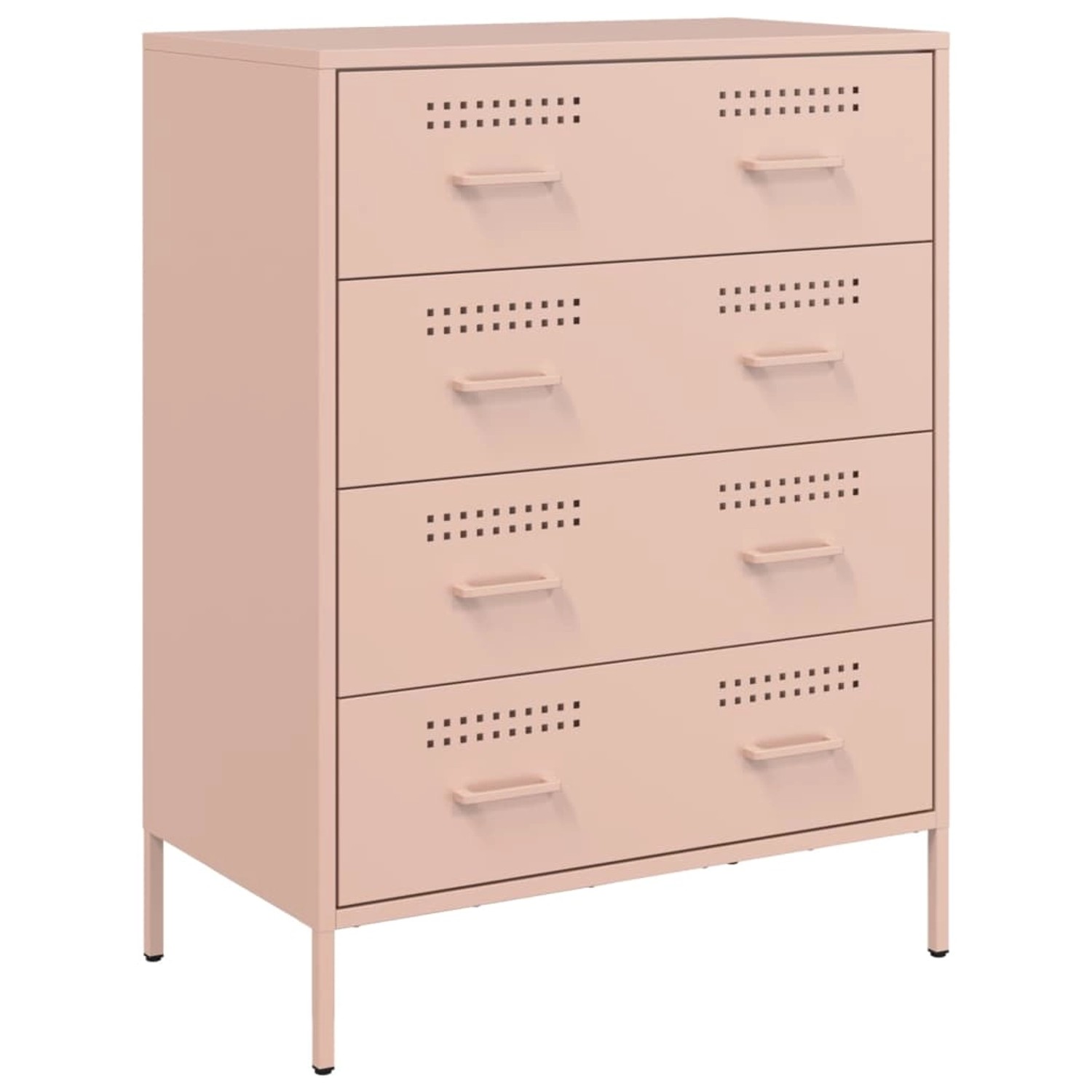 vidaXL Sideboard Rosa 68x39x89 cm Stahl 842983 günstig online kaufen