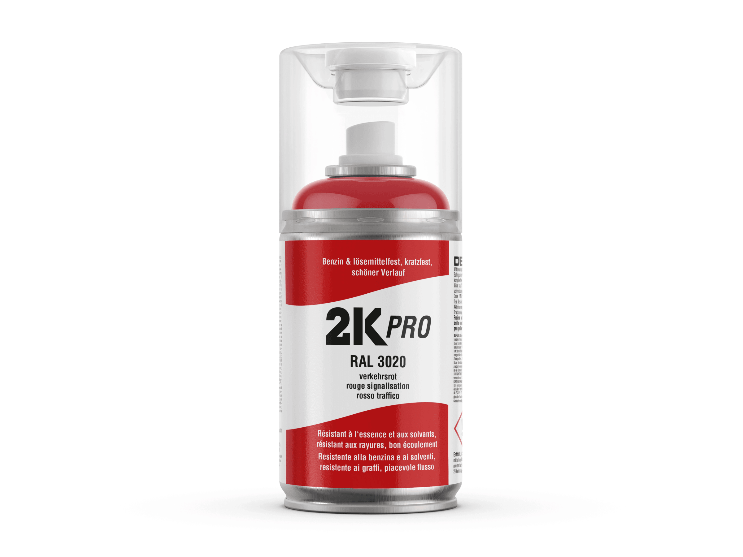 RAL 3020 Lackspray – 400 Ml, Glänzend, Für Felgen, Metall, Holz & Mehr, Schnelltrocknend & Wetterfest