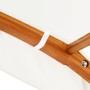 Tectake Hängematte Locarno Mit Holzgestell  Für 2 Personen Großes Sonnendach  Inkl  2 Kissen  328 x 160 x 171 50 cm Teak_8