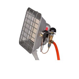 Firefix Gas-Heizstrahler Comfort 4,4 kW Schwarz