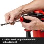 Einhell Akku-Bohrhammer: Bohrer wird in die SDS-Plus Aufnahme eingesetzt.