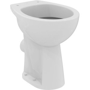 Ideal Standard Eurovit Stand-WC, Tiefspüler, erhöht, Weiß. WC aus Kristallporzellan.