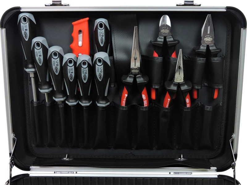 Famex Alu-Werkzeugkoffer 720-18 mit Werkzeug und Steckschlüsselsatz  164-teilig kaufen bei OBI