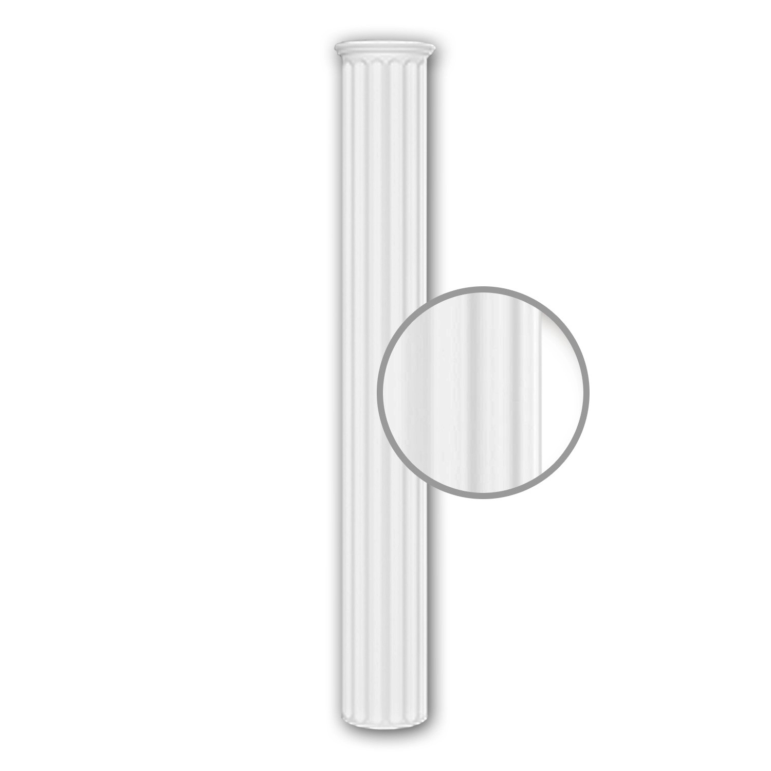 PROFHOME 112011 Vollsäulen Schaft Säule Zierelement Stuckdekor 25 cm x 234, günstig online kaufen