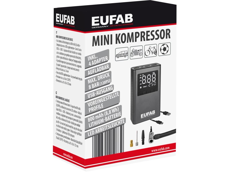 Eufab Mini-Kompressor Aufladbar kaufen OBI bei