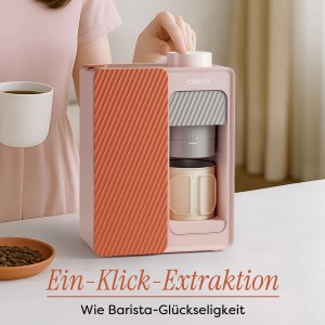 CIARRA Espressomaschine Tragbare Kaffeemaschine 3 Temperatur 15 Bar für Camping Reise CBPCM551-P