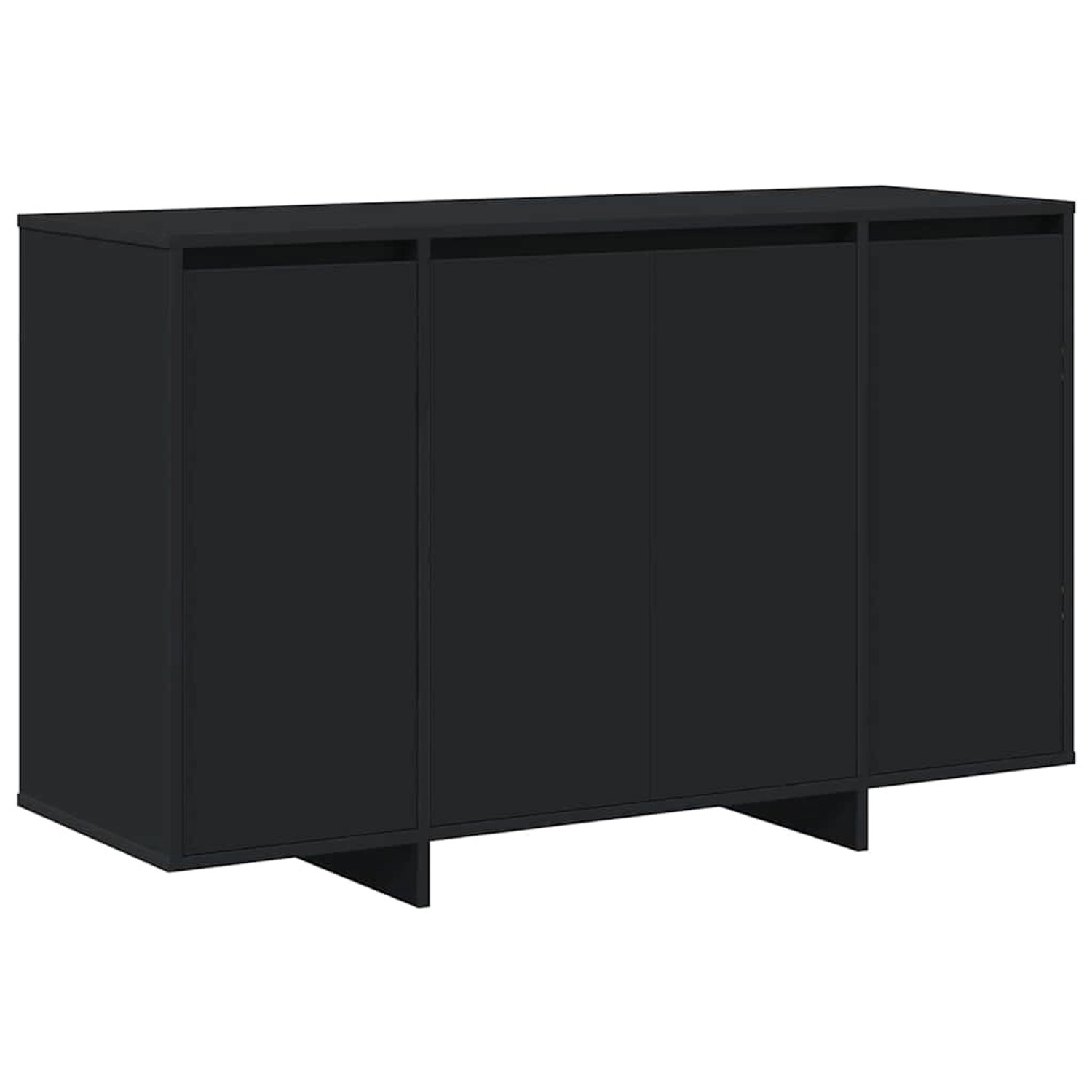 vidaXL Sideboard Schwarz 120 x 41 x 75 cm Holzwerkstoff 3333897 günstig online kaufen