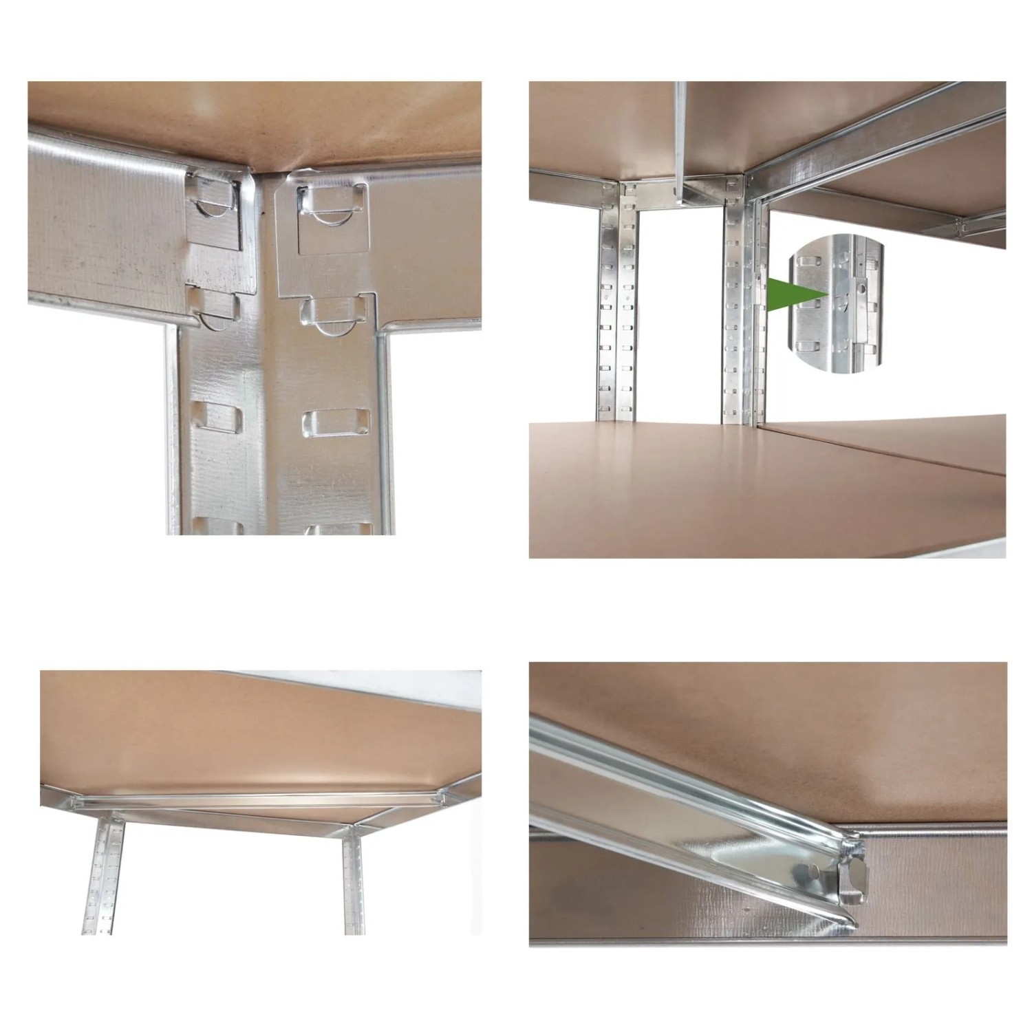 TRUTZHOLM Eckregal 180x75x30 cm Schwerlastregal 875 kg Traglast_5