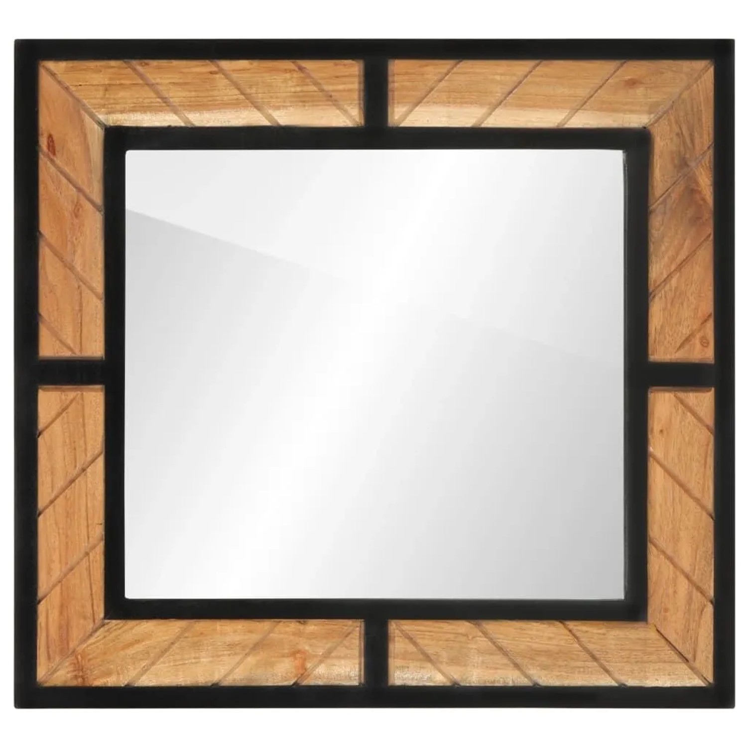 vidaXL Badspiegel 60x1x55 cm Massivholz Akazie 372750