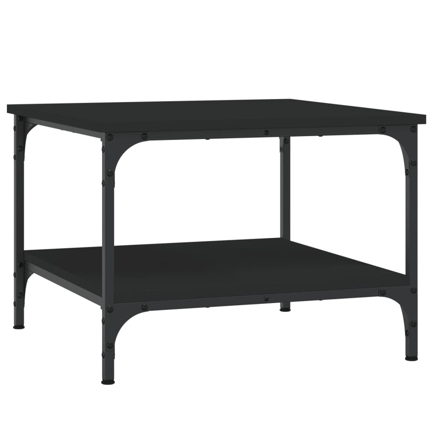 vidaXL Couchtisch Schwarz 55x55x40 cm Holzwerkstoff günstig online kaufen