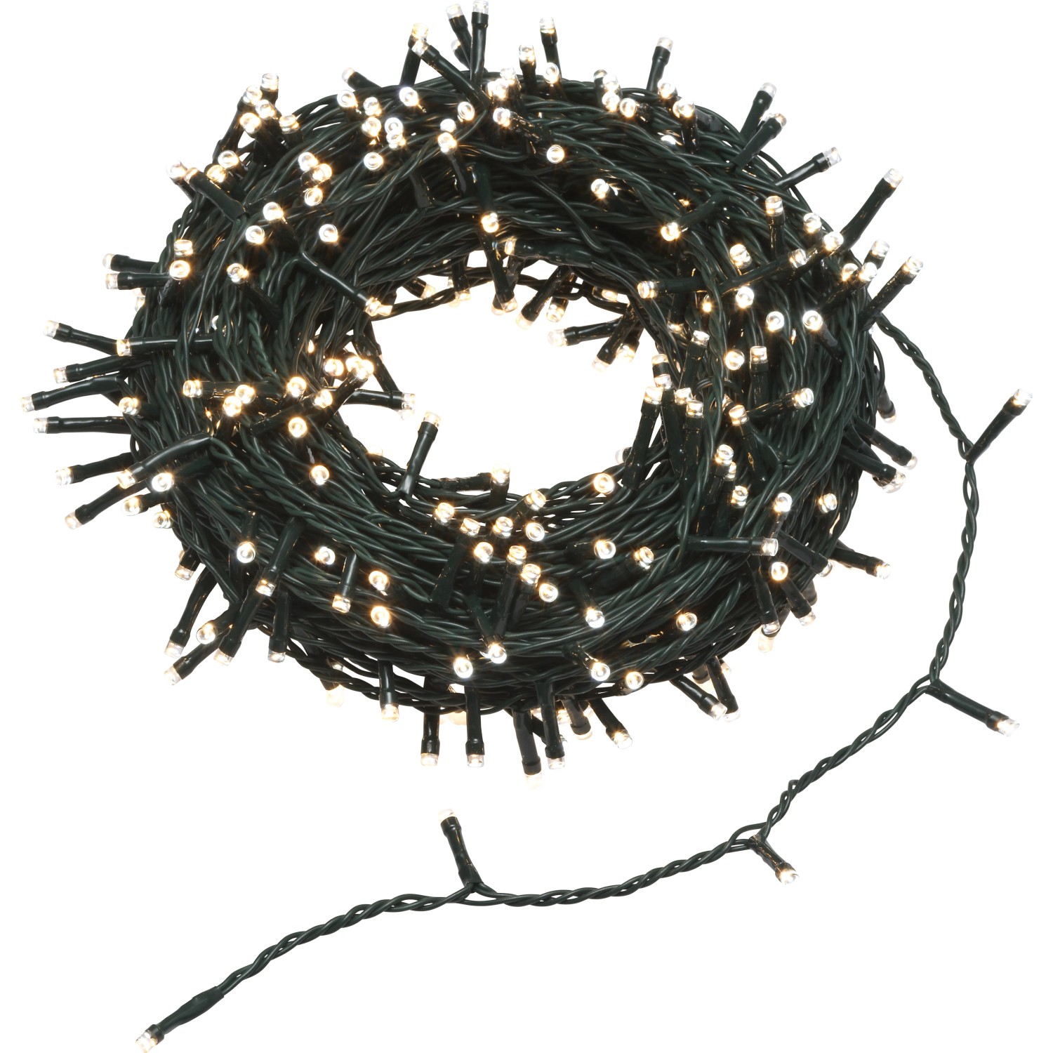 Lichterkette Zweifarbig Kalt/Warmweiß 400 LEDs