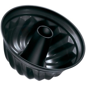 Zenker Gugelhupfform Black Metallic, Ø 25cm, aus Stahlblech mit Antihaftbeschichtung.