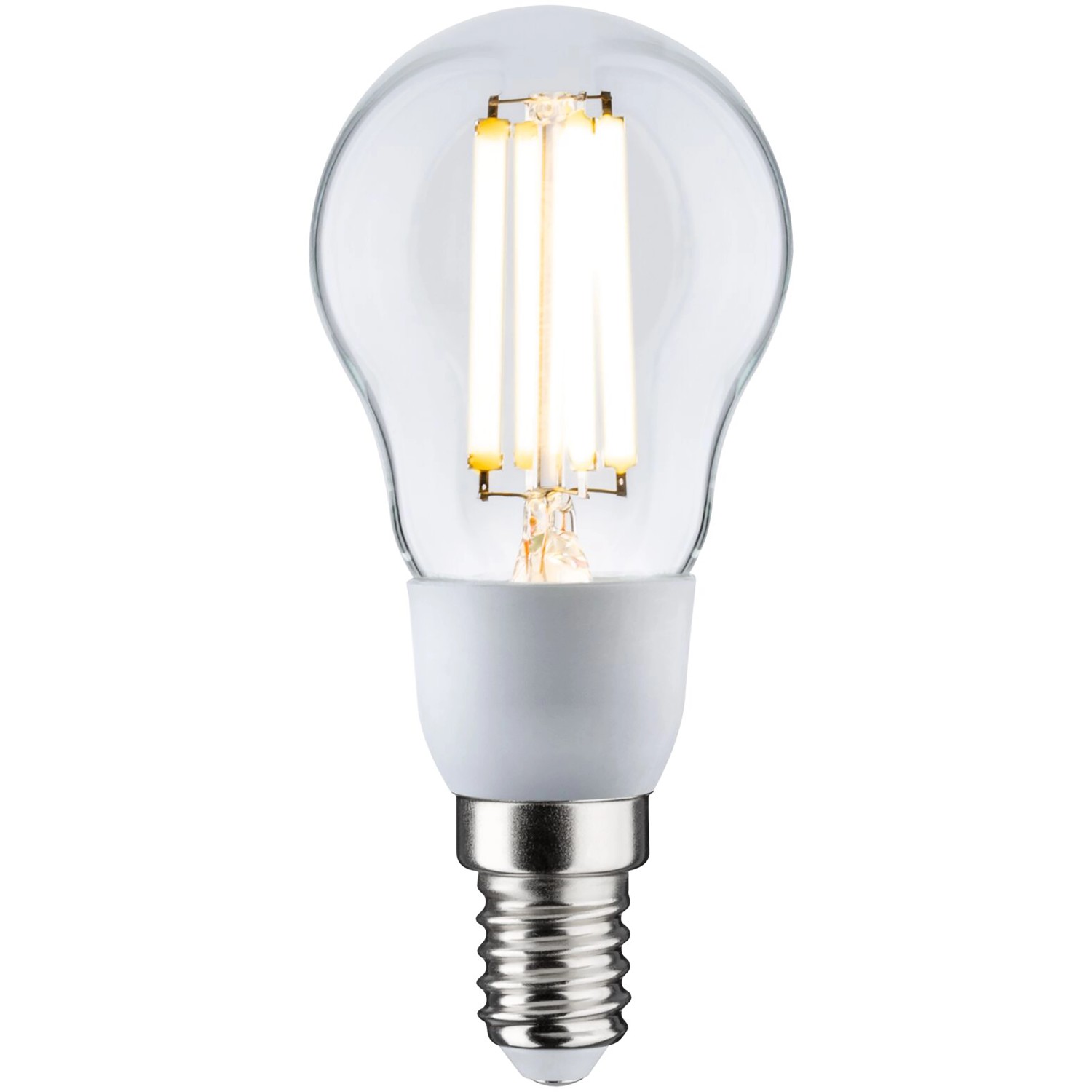 Paulmann Eco-Line LED Leuchtmittel E14 Tropfen Filament 525 lm Klar 3000 K