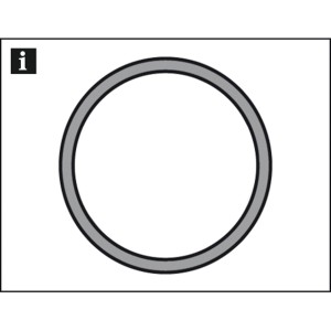 Gardinia Gardinenstange Europa, Ø 19 mm, Messing-Antik, 240 cm.