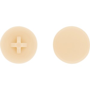 LUX Abdeckkappen TX25, hellbraun, 30 Stück für Spanplattenschrauben und Universalschrauben.