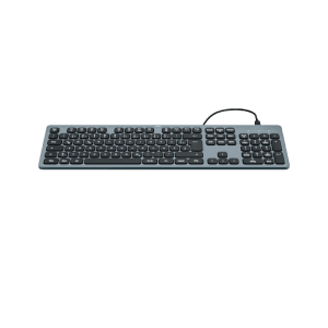 Hama USB-Tastatur CK-400 QWERTZ, beleuchtet, kabelgebunden, schwarz. Zubehör für Computer.