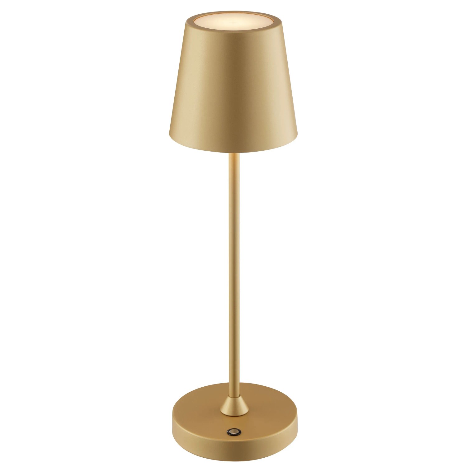 Brilliant Tischleuchte LED Elora 11cm Gold matt