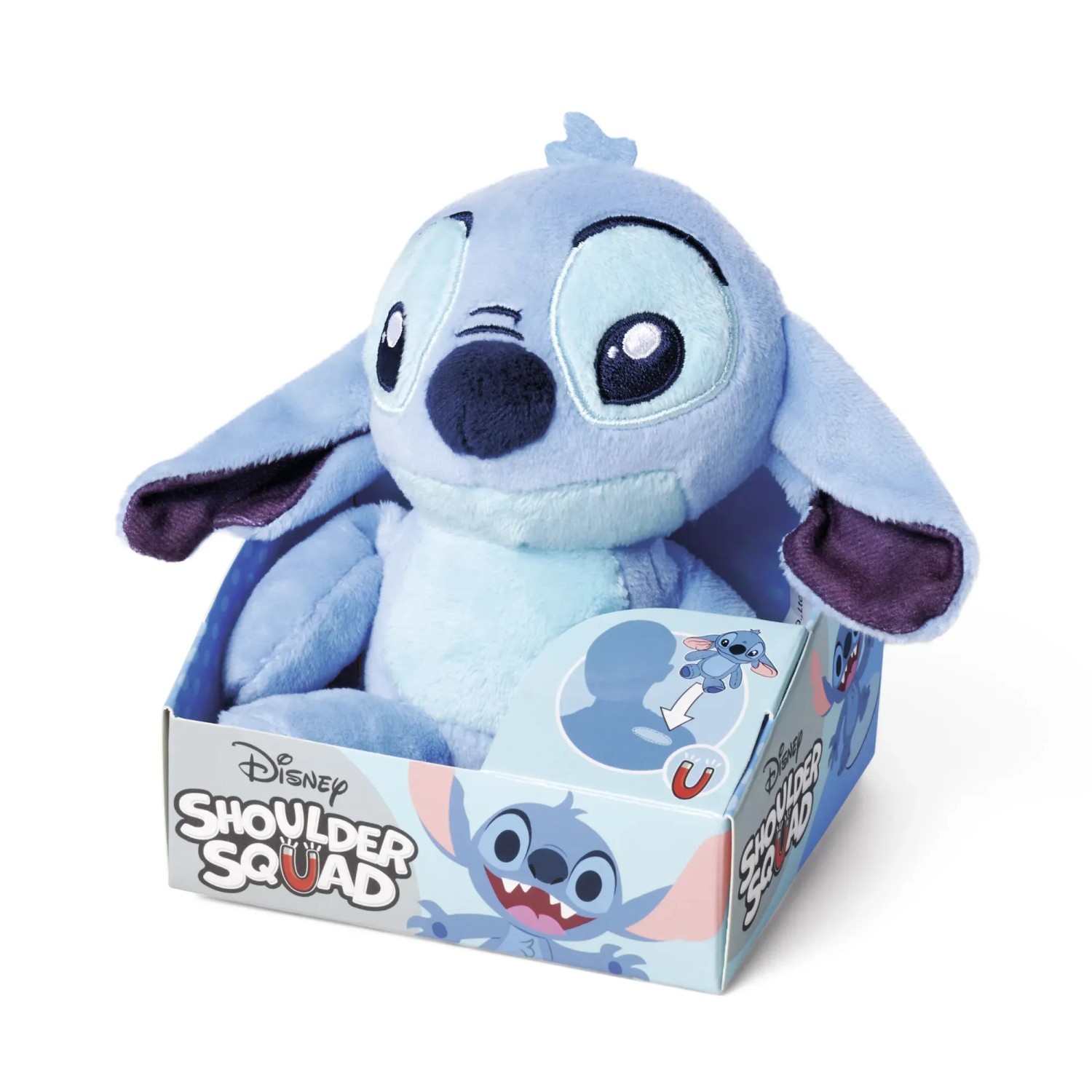 Disney Plüschfigur Stitch Schulterplüsch 12 cm Blau