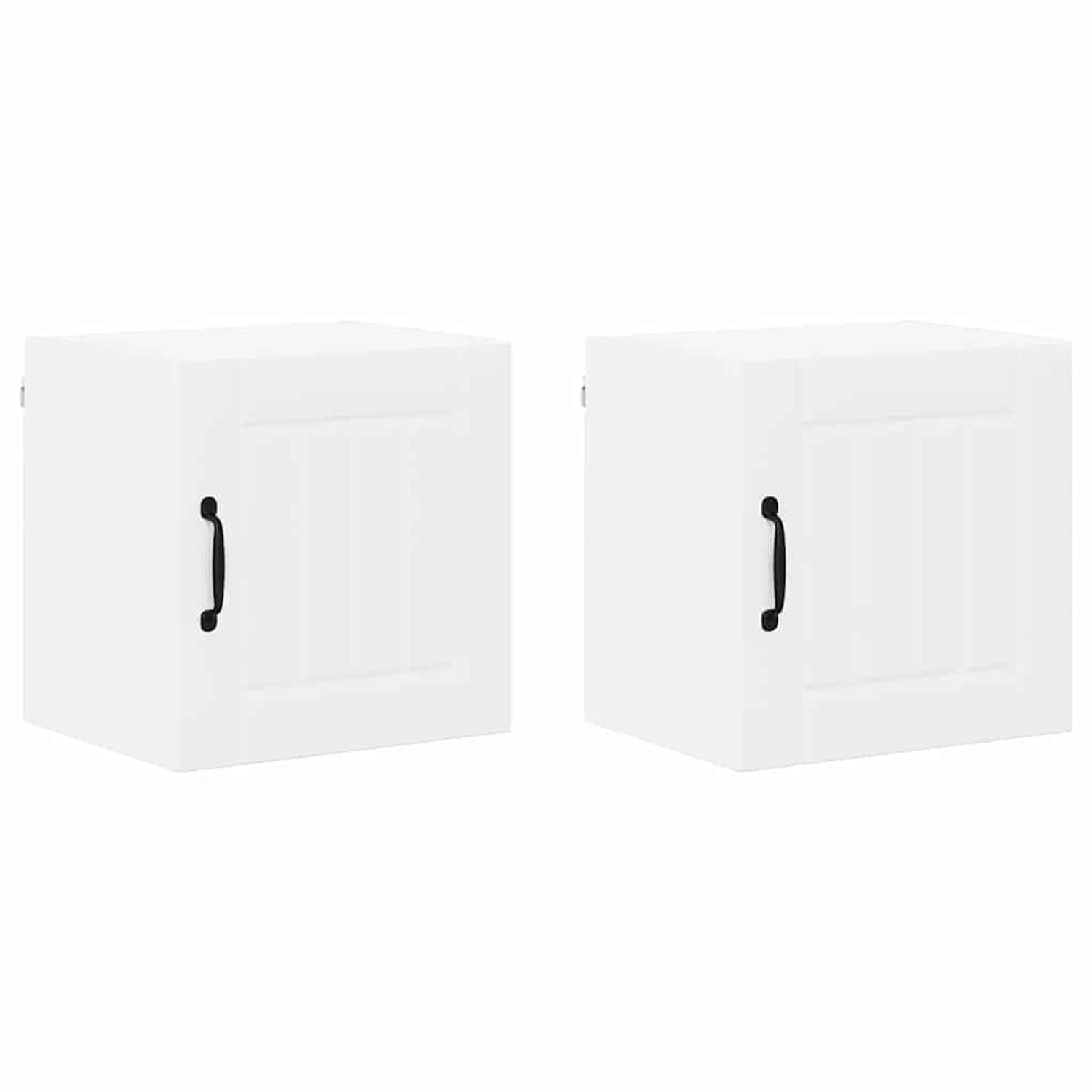 vidaXL Küchenschrank 2 Stk Weiß 40 x 31 x 40 cm Holzwerkstoff 884875 günstig online kaufen