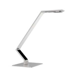 Moderne Luctra LED Schreibtischlampe aus Aluminium mit Human Centric Lighting für optimales Arbeitslicht.