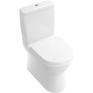 Villeroy & Boch O.novo Stand-WC, Tiefspüler, Alpinweiß. WC für Kombination mit Aufsatz-Spülkasten.