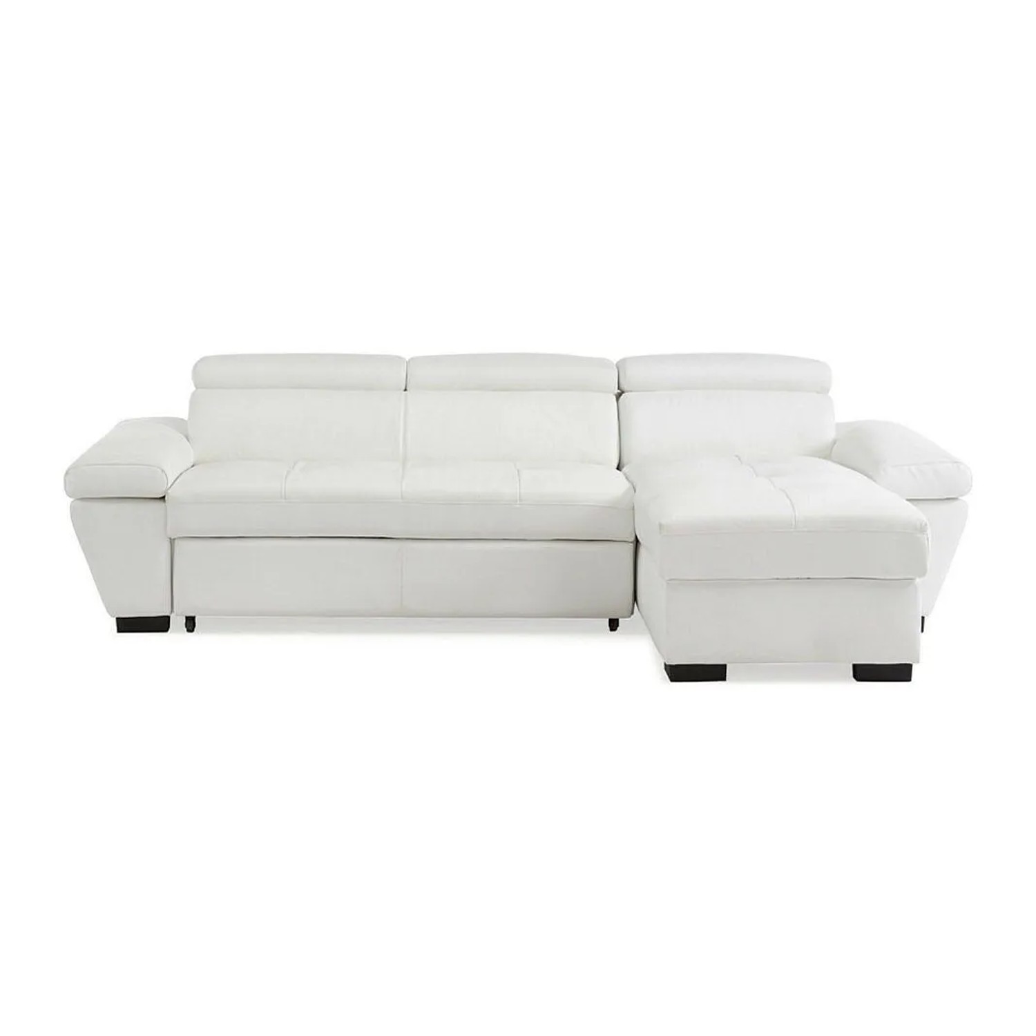 Vente-unique Schlafsofa Jonova Weiß 256 cm