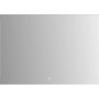 Rechteckiger Kristall-Form LED-Leuchtspiegel Sirius IV, 100x60 cm, mit Sensorschalter.