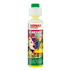 Sonax Klarsicht 1:100 Lemon Rocks Konzentrat, Autopflege für klare Sicht. 250ml Flasche.
