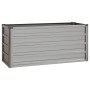 DELUKE Hochbeet aus Cortenstahl, 100x40x45cm, Metall Pflanzenbeet für Garten & Balkon.