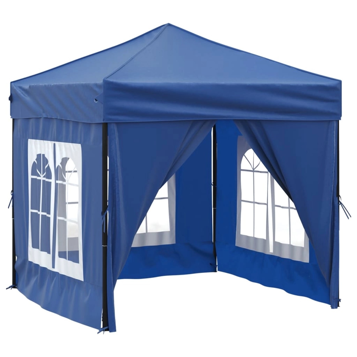 vidaXL Partyzelt Faltbar mit Seitenwänden Blau 2x2 m Modell 1 günstig online kaufen