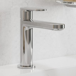 pianura Waschtischarmatur Aora, 5L, Chrom, Einhebelmischer für Waschbecken.