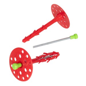 Protektor Dämmstoffdübel, 100er Set, Ø8x180mm mit Stahlnagel für WDVS.