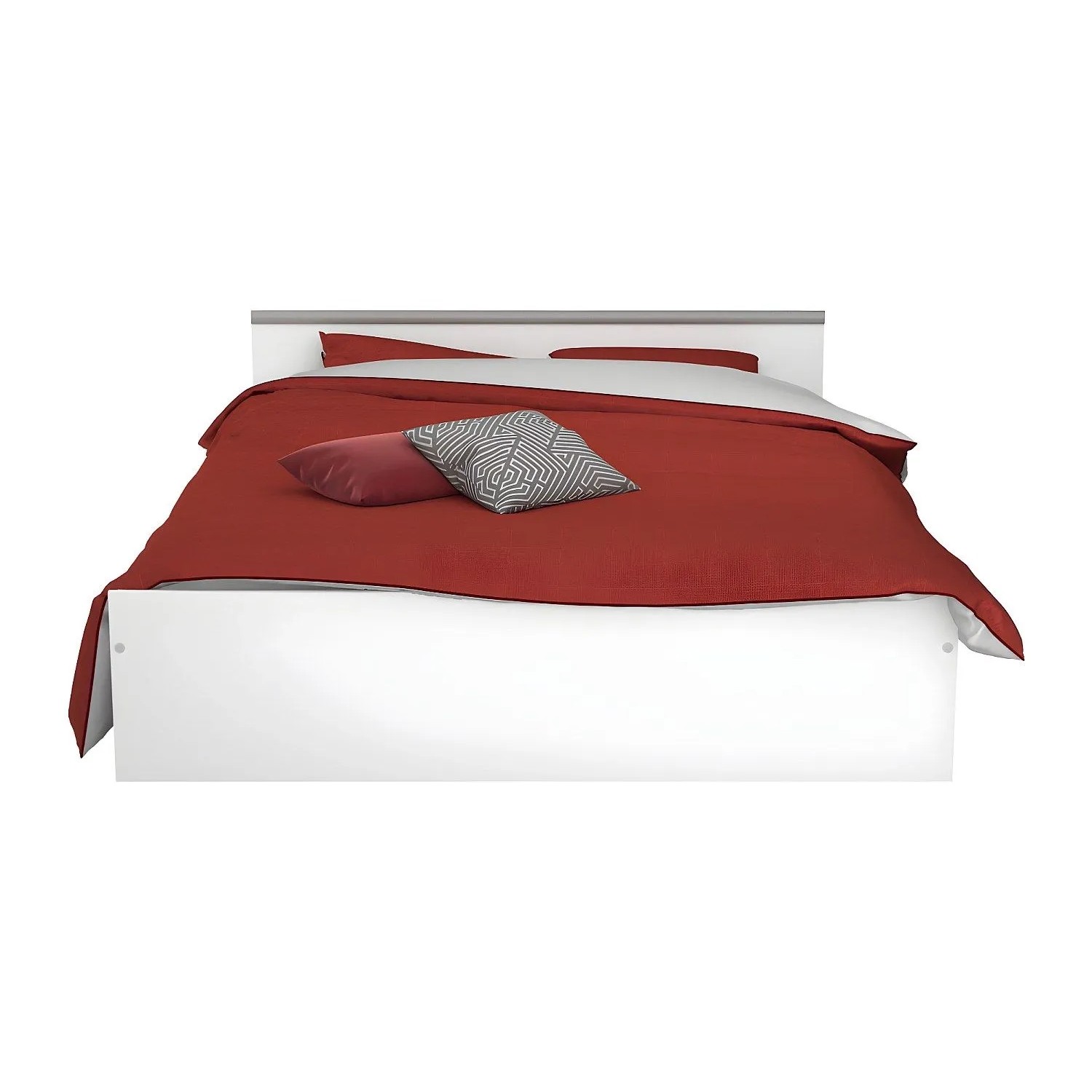 Vente-unique Bettrahmen Pablo Weiß 145.8 cm