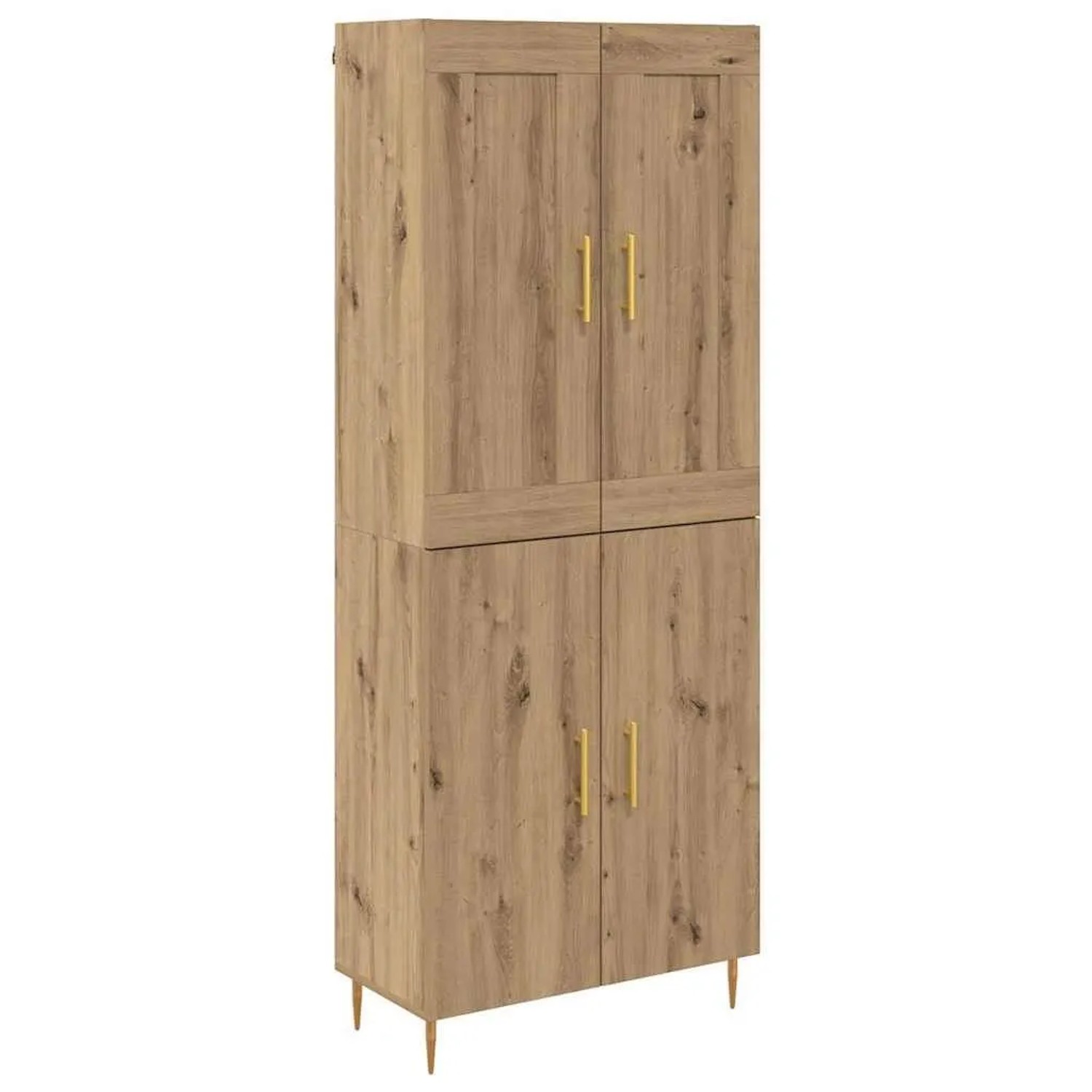 vidaXL Highboard Artisan-Eiche 69,5 x 34 x 180 cm Holzwerkstoff 3415897 günstig online kaufen