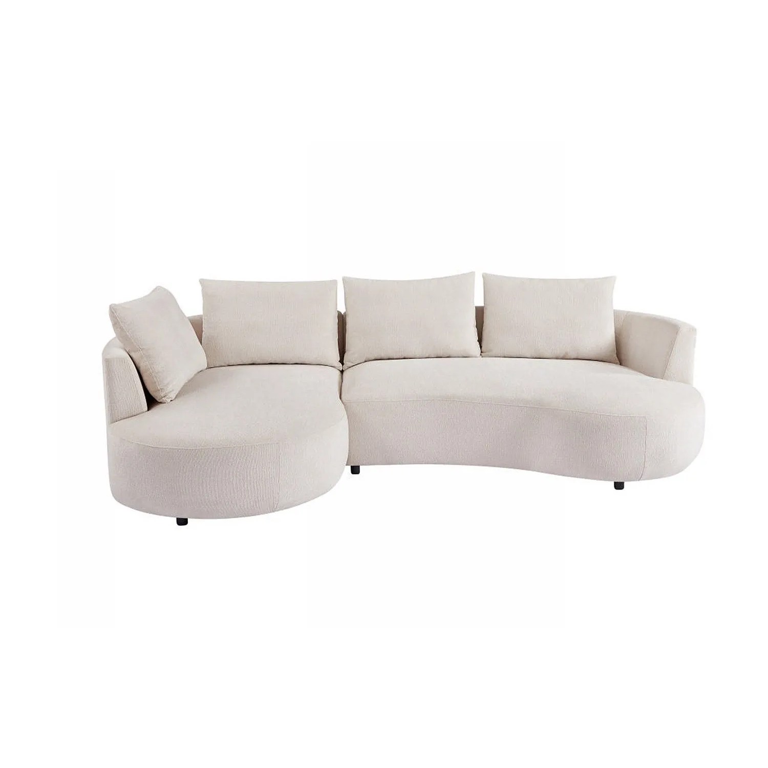 Vente-unique Sofa Ohne Schlafmöglichkeit Lousado Beige 285 cm