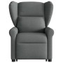 vidaXL Relaxsessel mit Aufstehhilfe Elektrisch Dunkelgrau Stoff 3303395_4